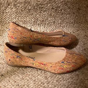 Lily & Dan Cork Multicolored Flats